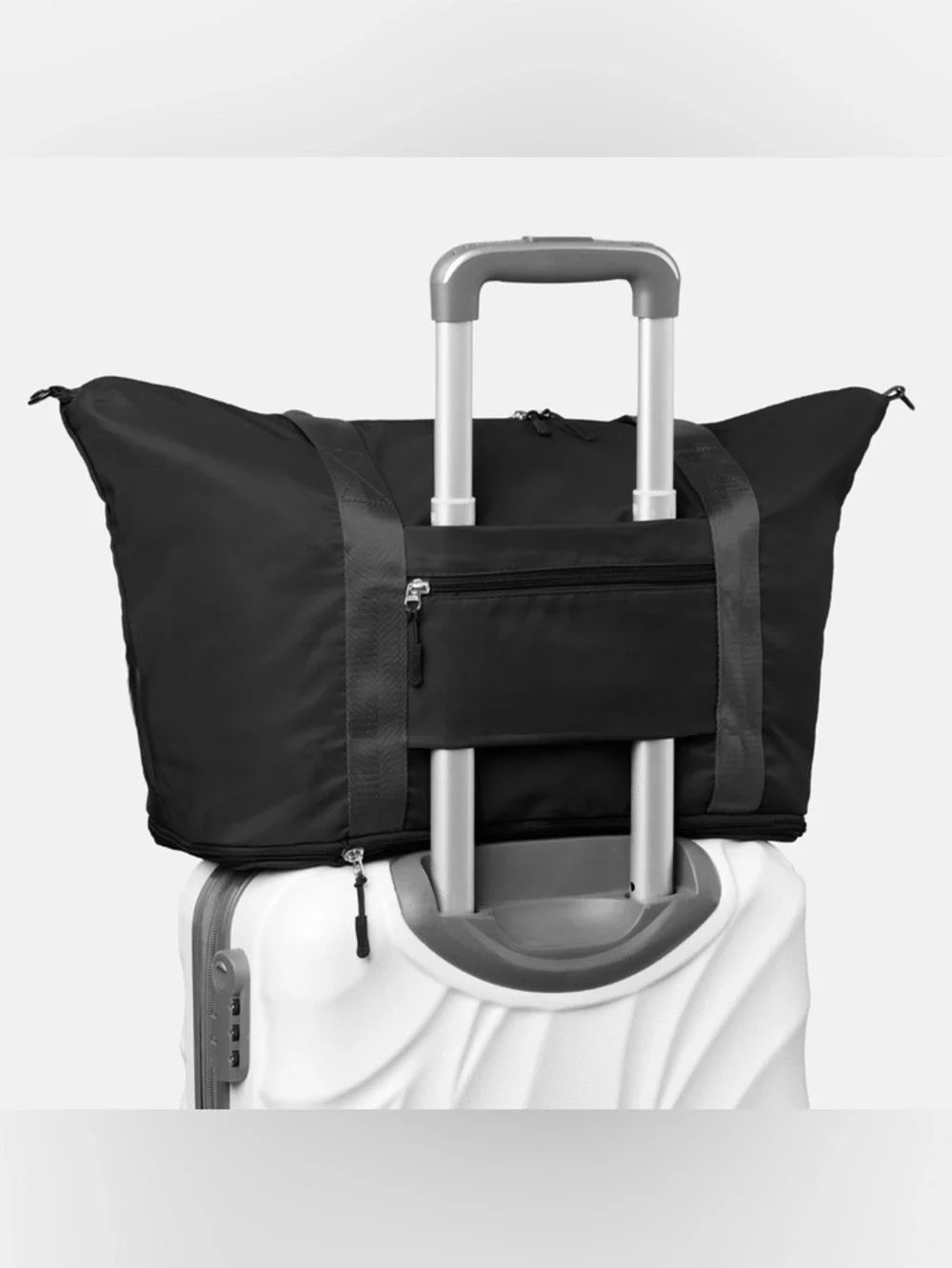 NWT $79 The Foldie Black Travel Bag